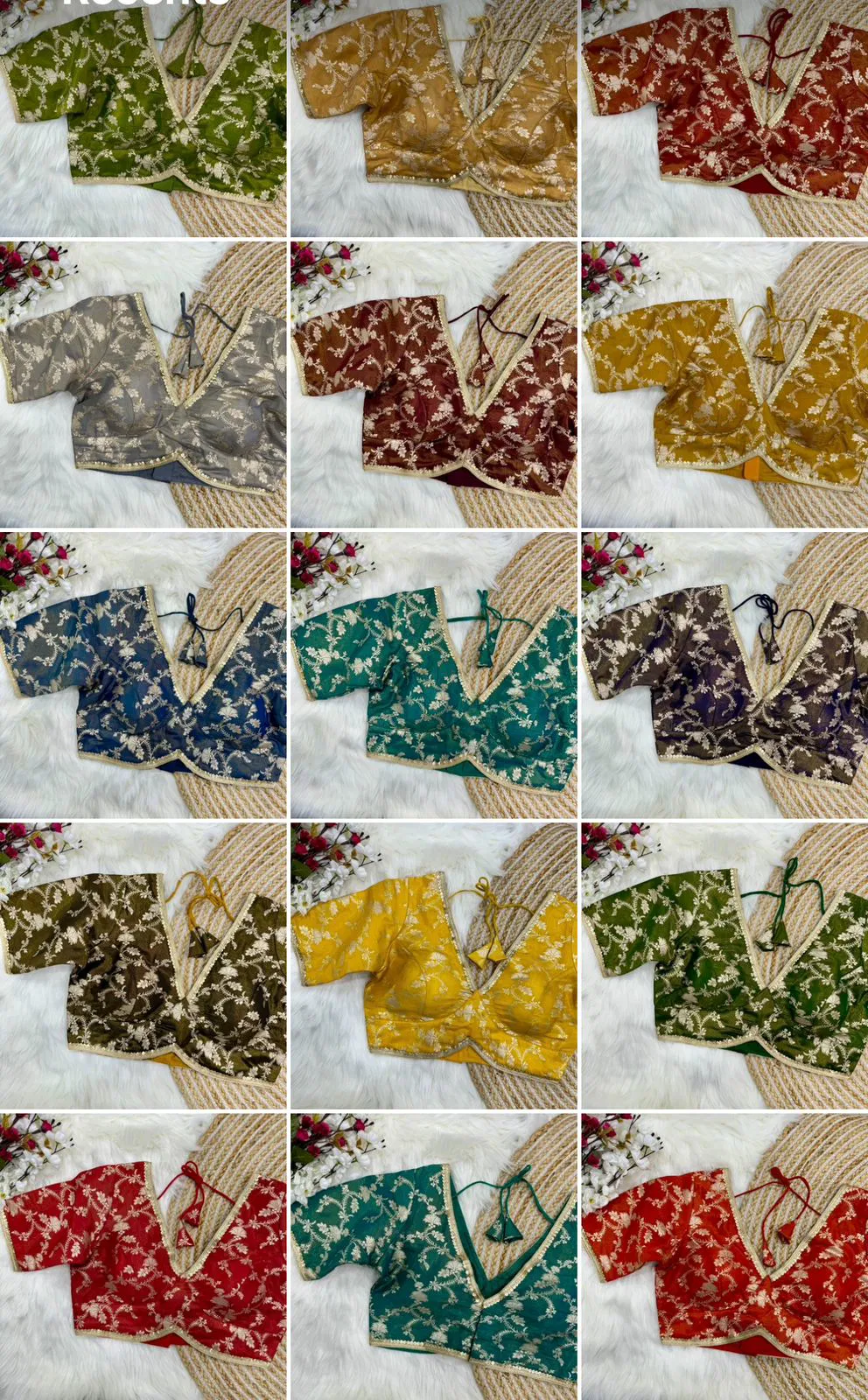Rk Blouse Designer Banarasi Silk Blouse Wholesalers In Delhi
